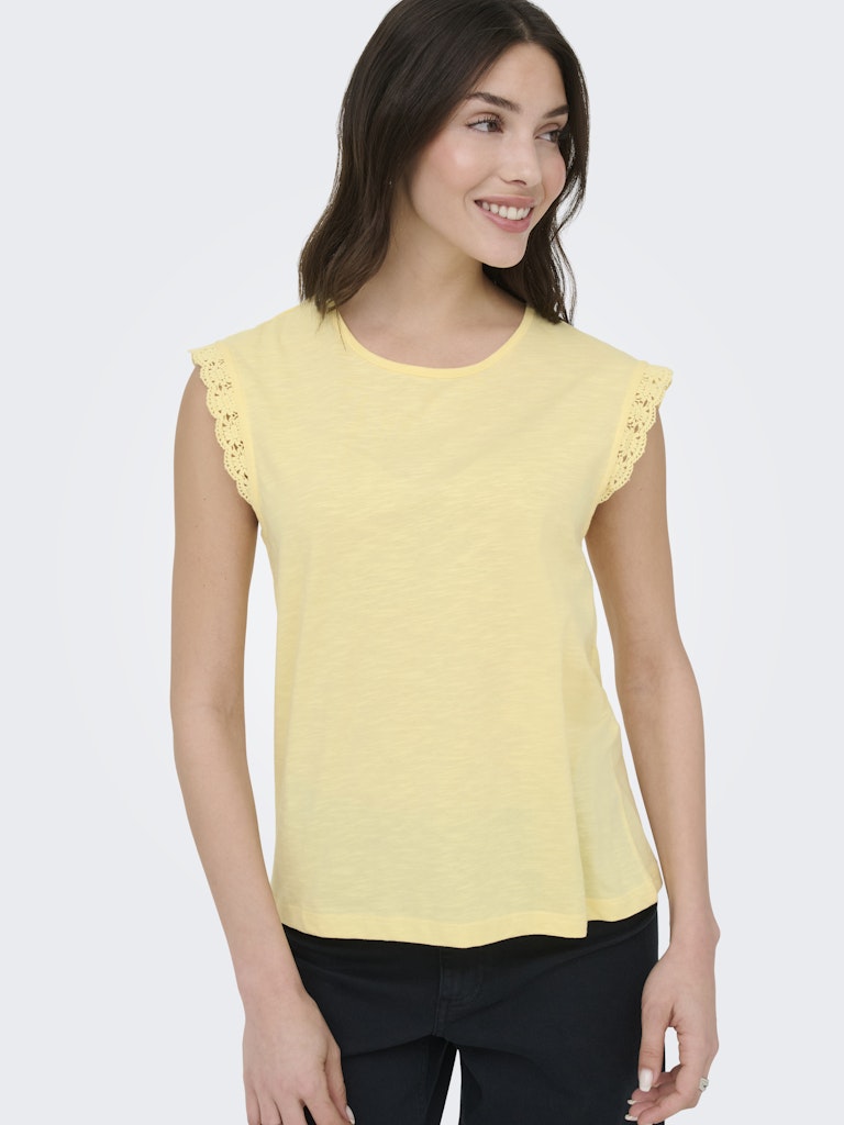 JDYSALVA LIFE S/L CROCHET TOP