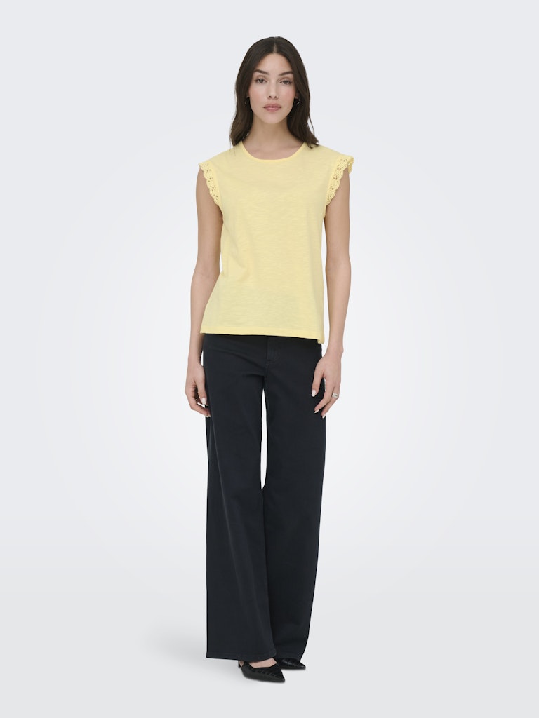 JDYSALVA LIFE S/L CROCHET TOP
