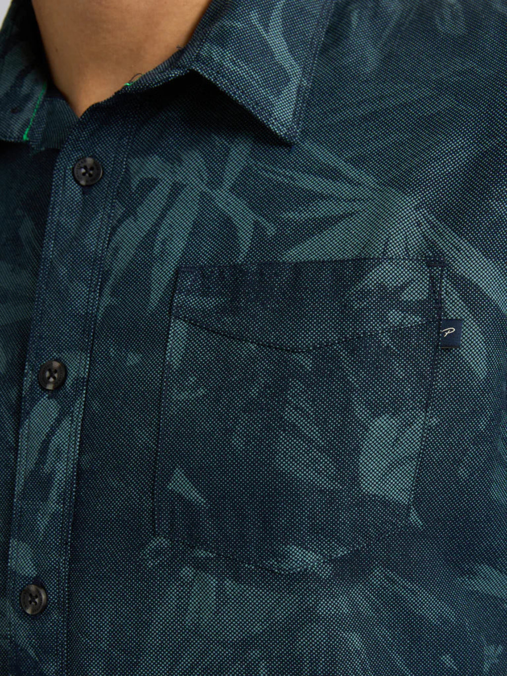 All-over print shirt Seafoamview