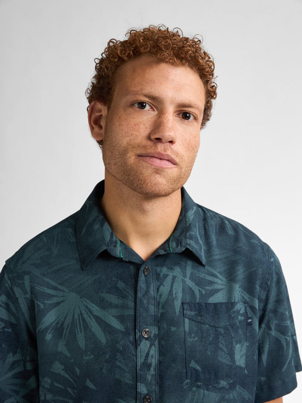 All-over print shirt Seafoamview