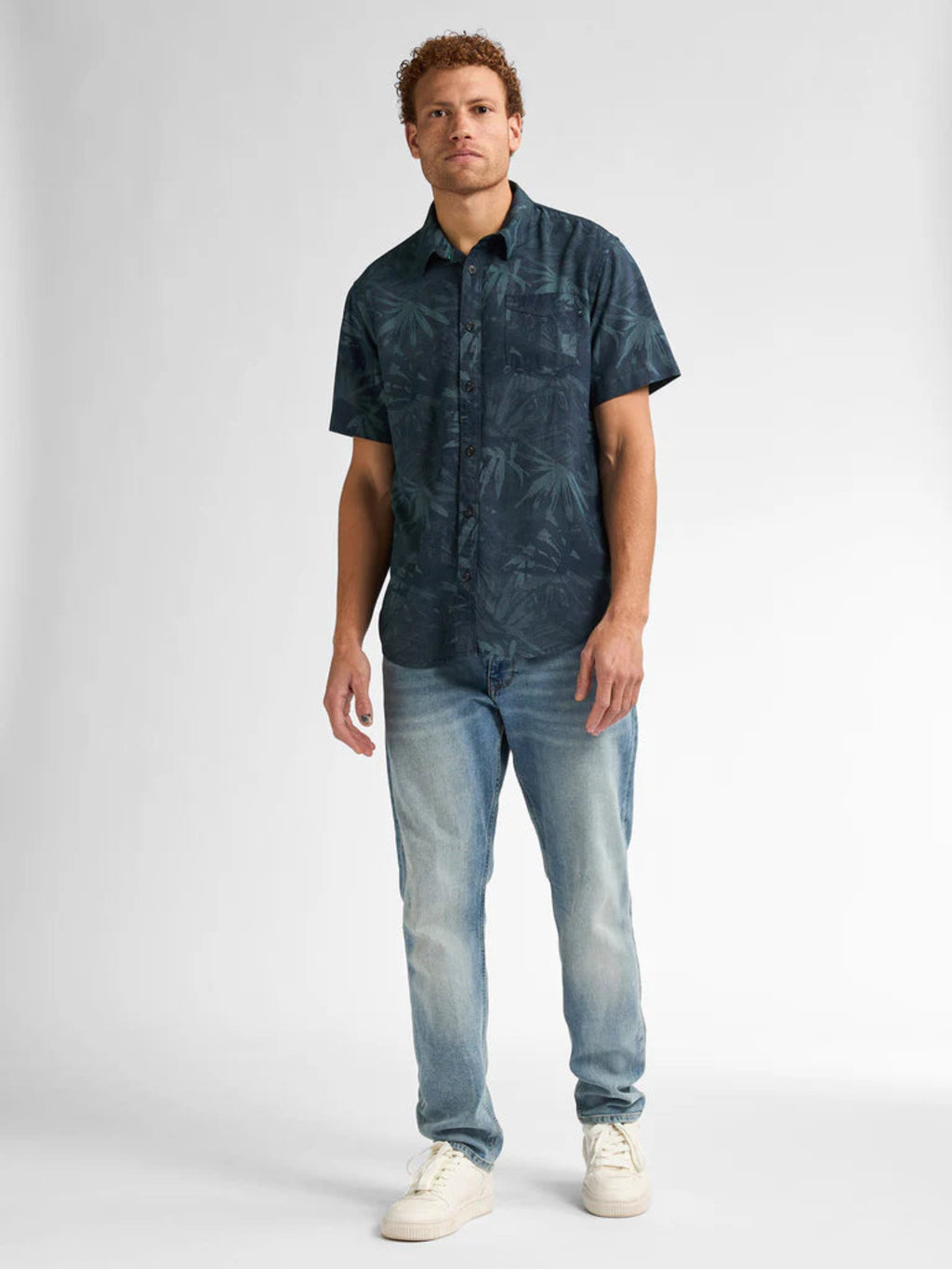 All-over print shirt Seafoamview