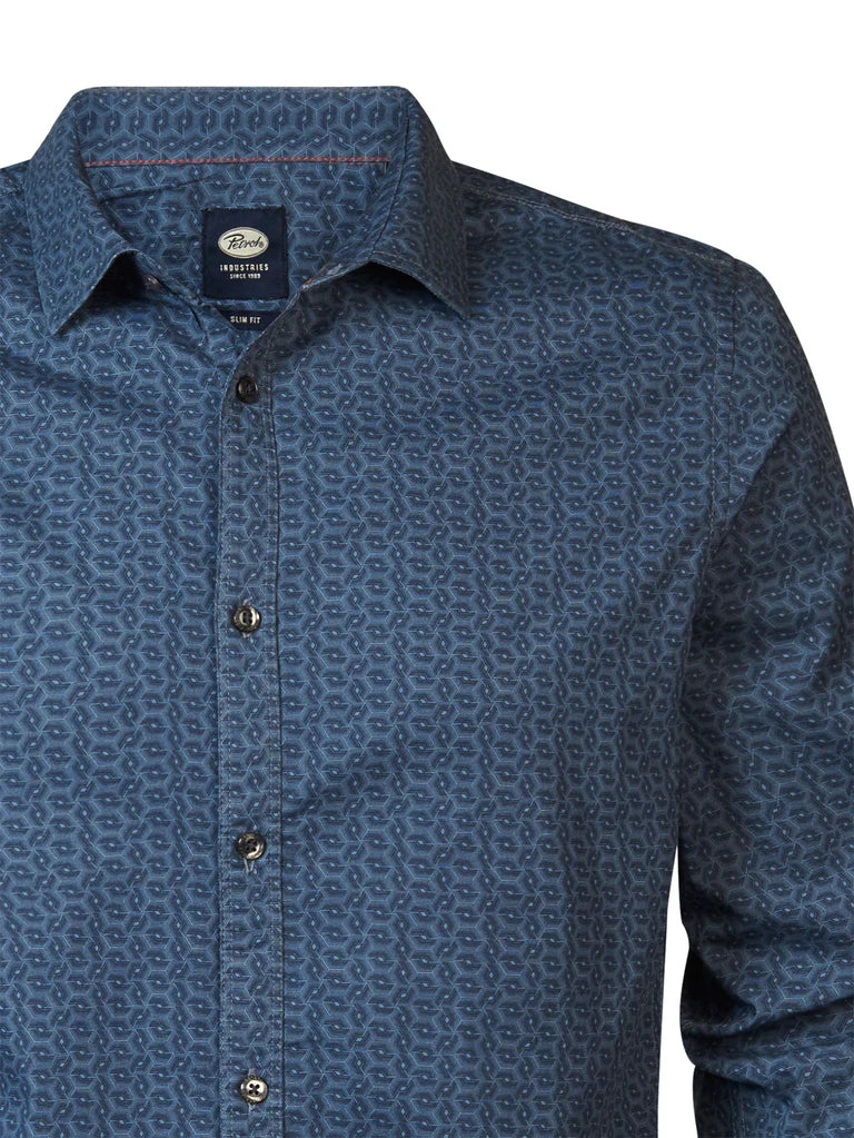 Petrol Industries All-over print overhemd