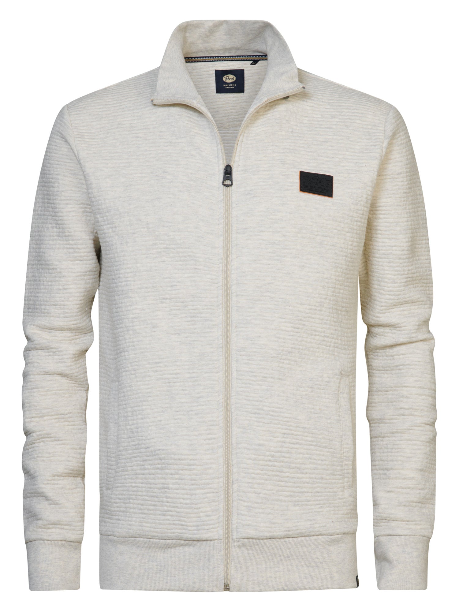 Men Sweater Collar Zip