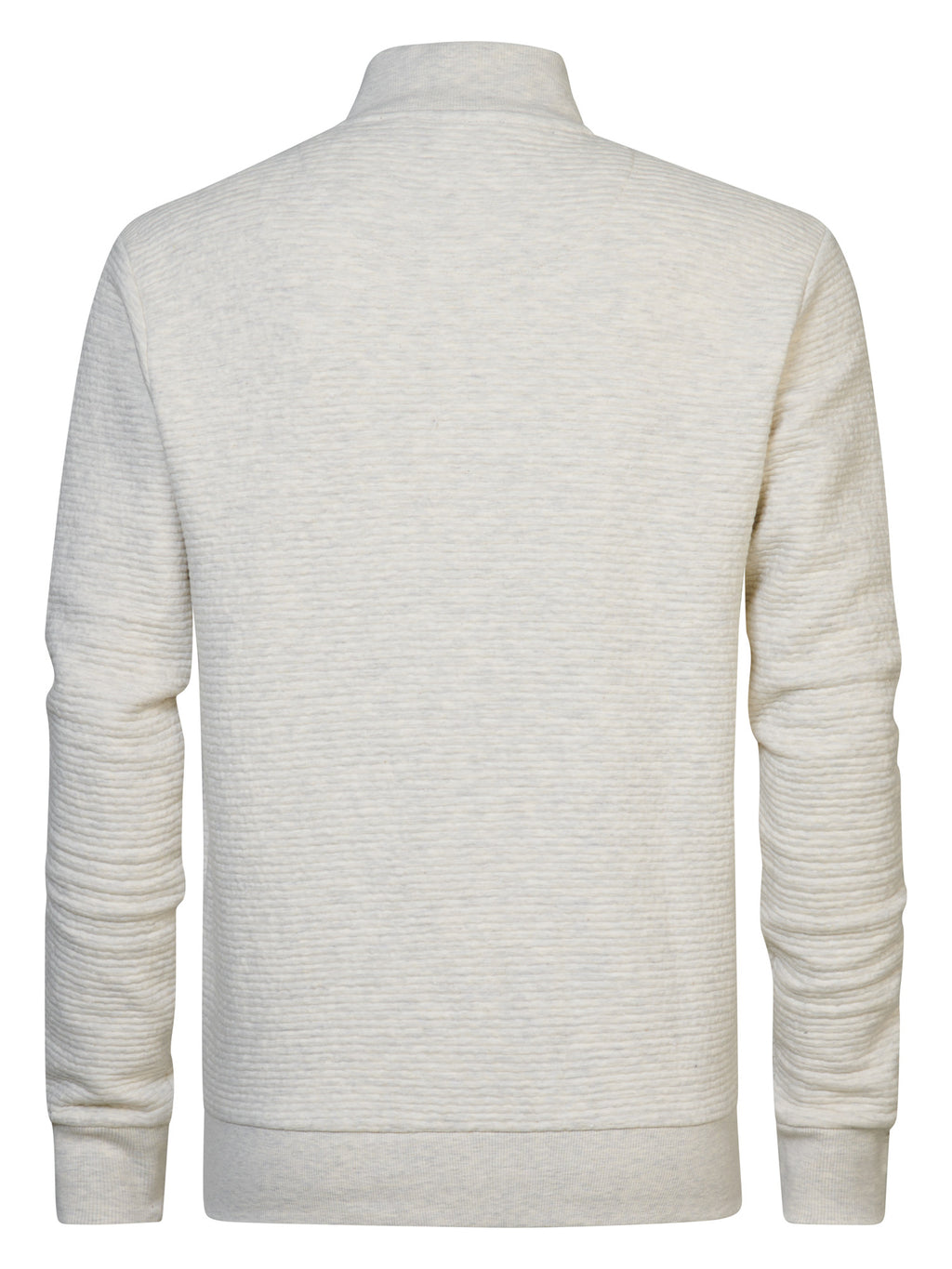 Men Sweater Collar Zip