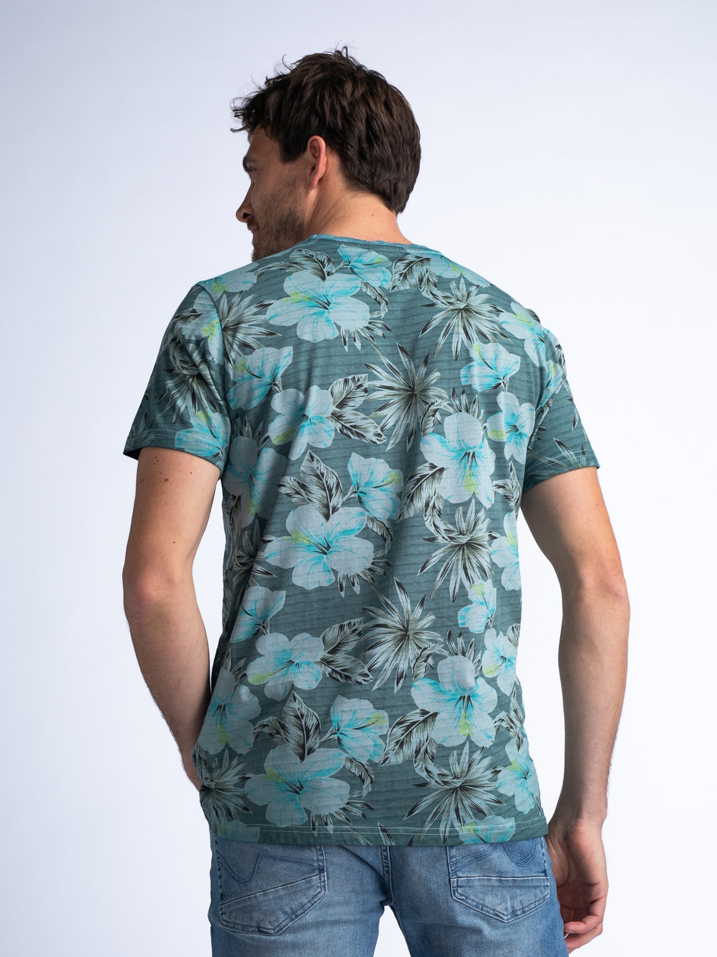 Men T-Shirt met all-over print