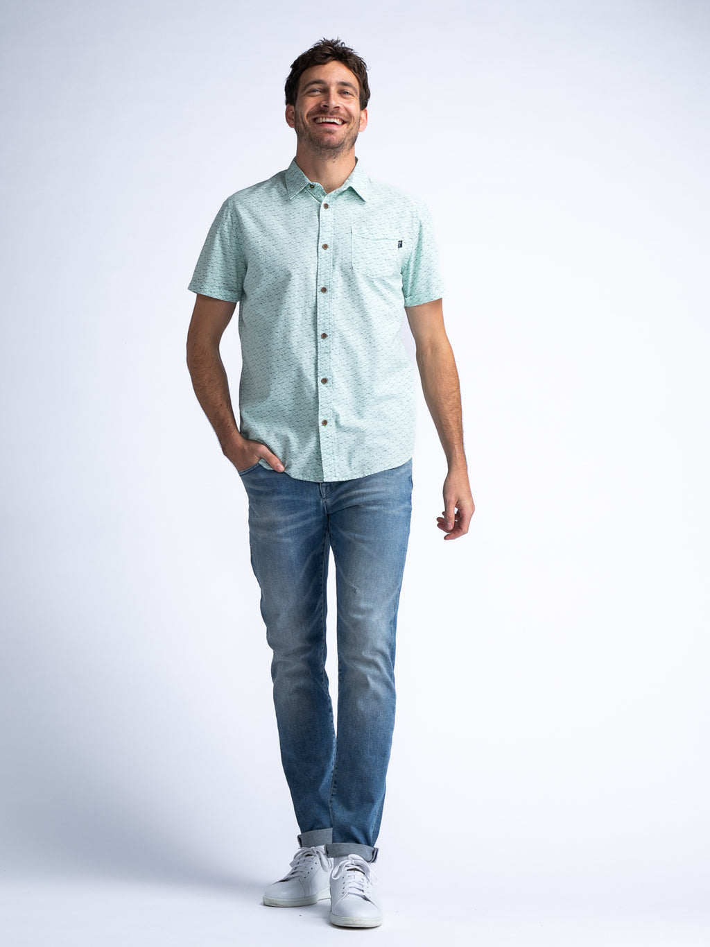 ALL-OVER PRINT OVERHEMD SUNSEA