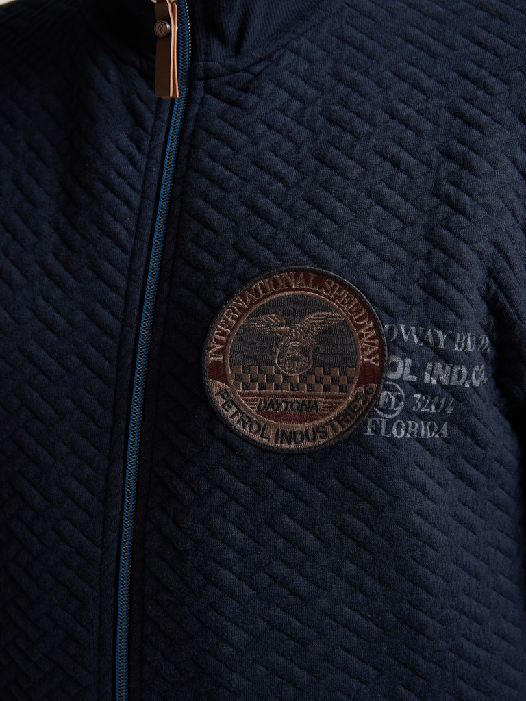 Men Sweater Collar Zip