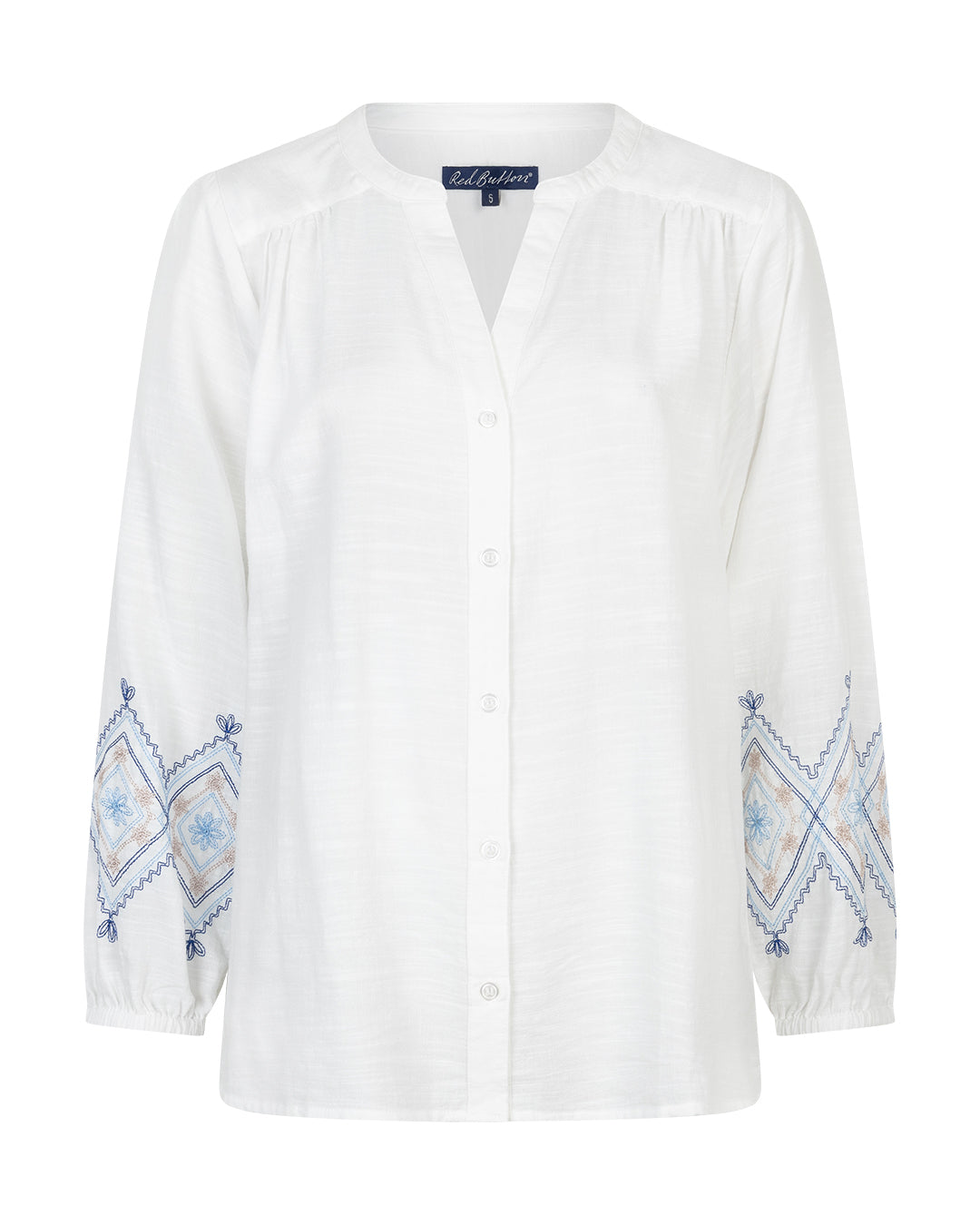 Blouse & Embroidery bluemulti