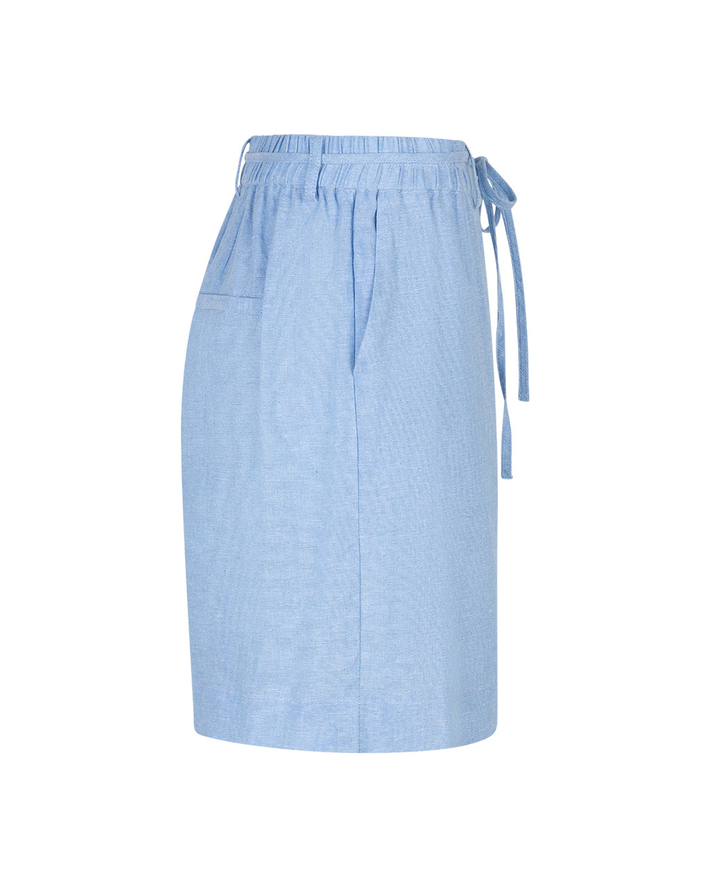 Cami Short Linen/Visco melange Light Blue