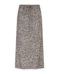 Indie Skirt Linen Leopard pebble