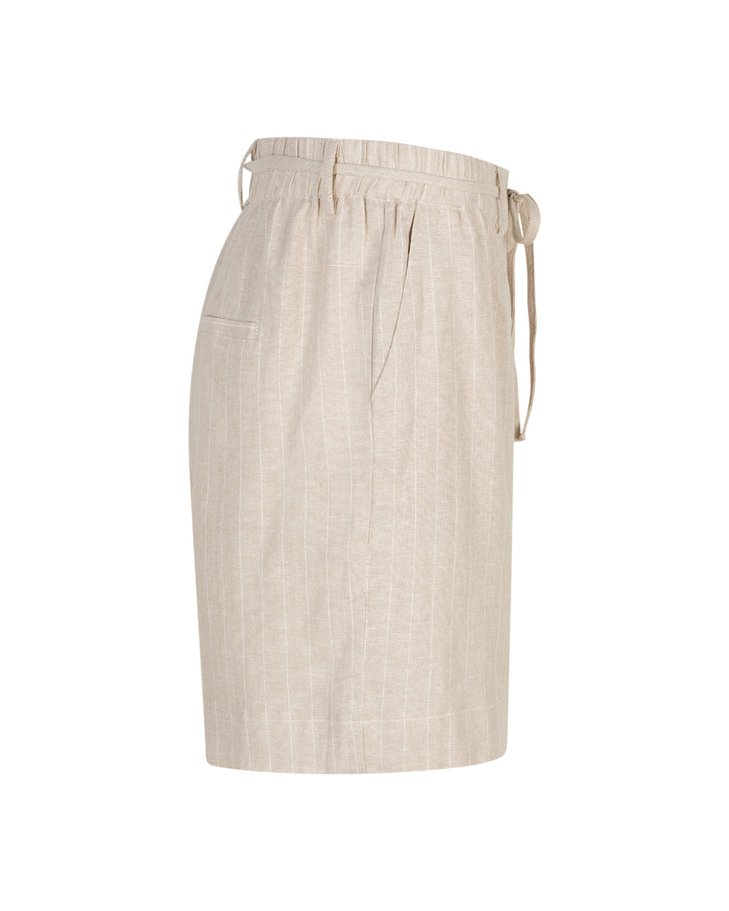 Cami Short Linen/Visco Pinestripe