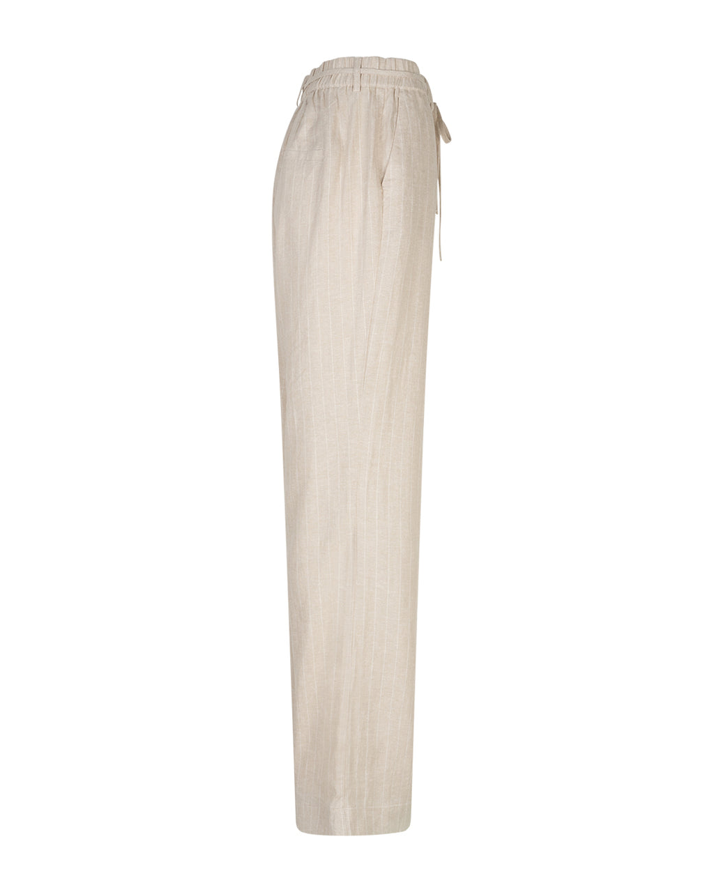 Claudette Linen/Visco Pinstripe Pebble