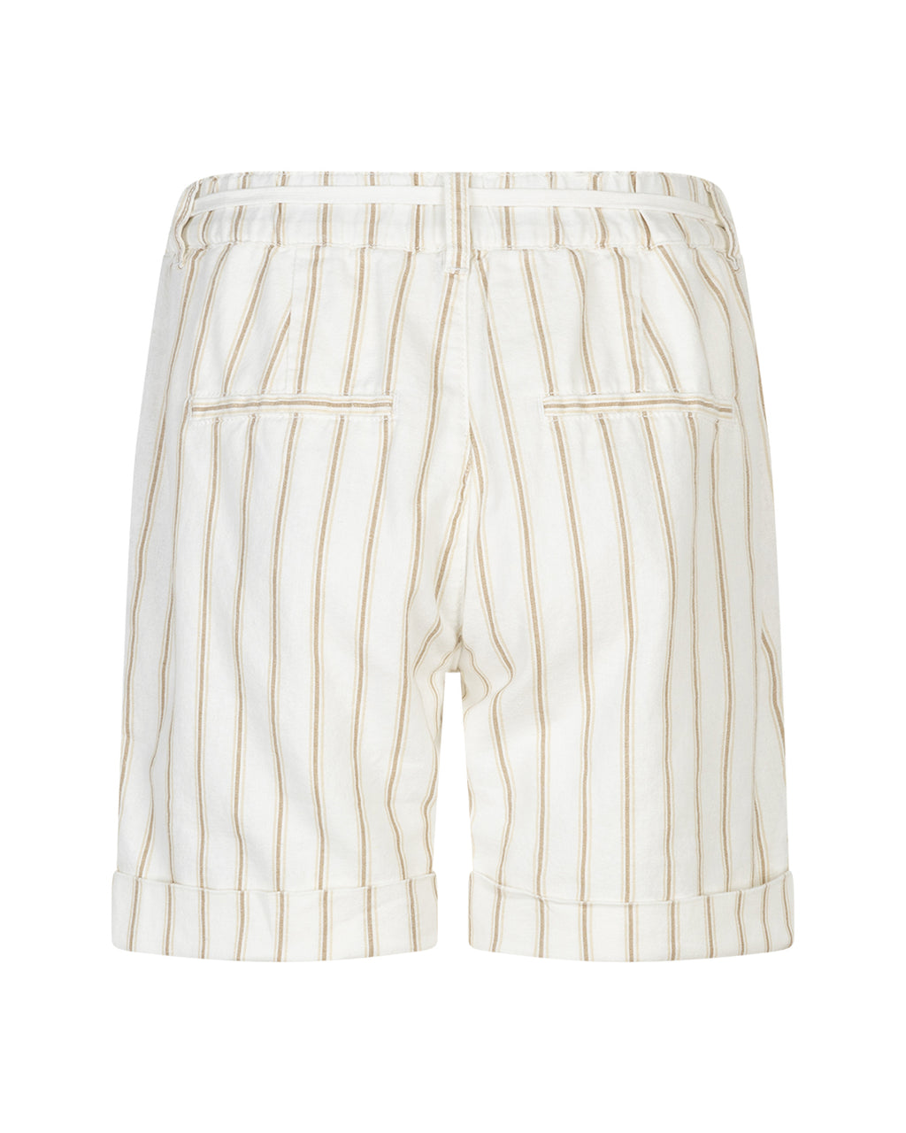 Camille Short Linen/Co Stripe dark sand