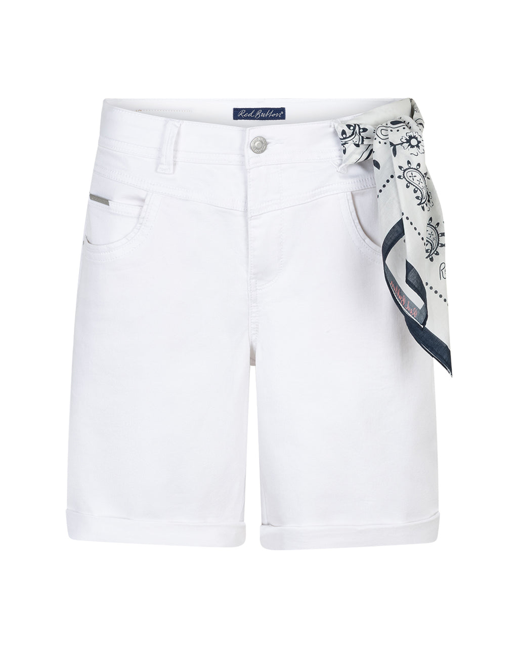 Relax Short Jog Colour White & Scarf