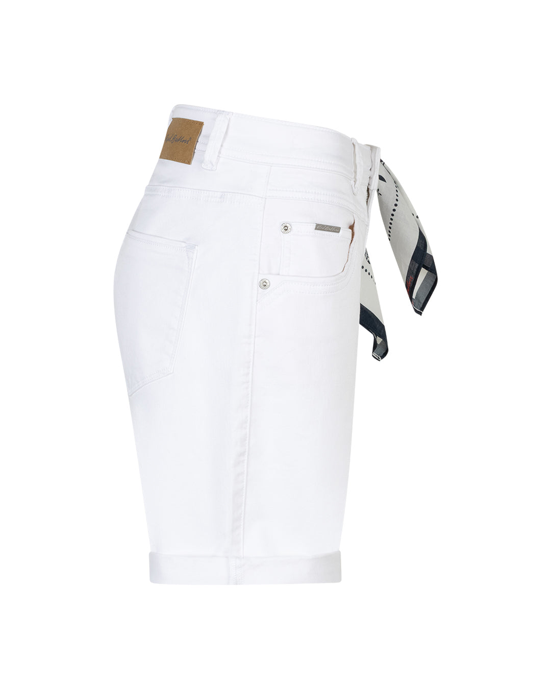 Relax Short Jog Colour White & Scarf