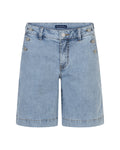 Bibette Short & Buttons Denim bleach