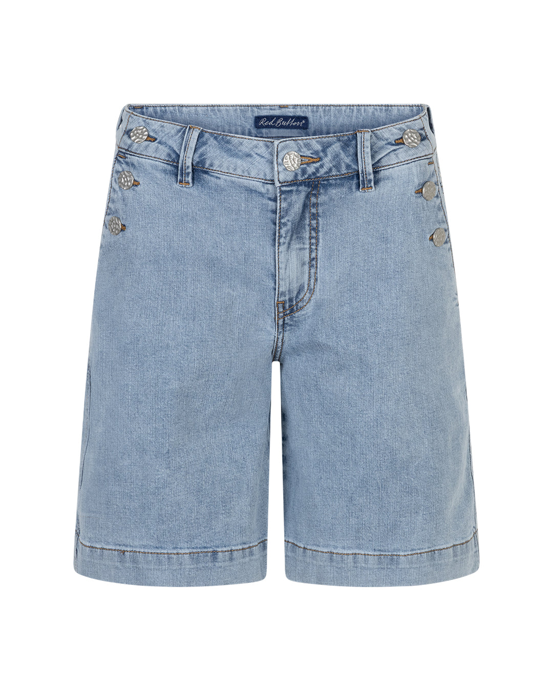 Bibette Short & Buttons Denim bleach