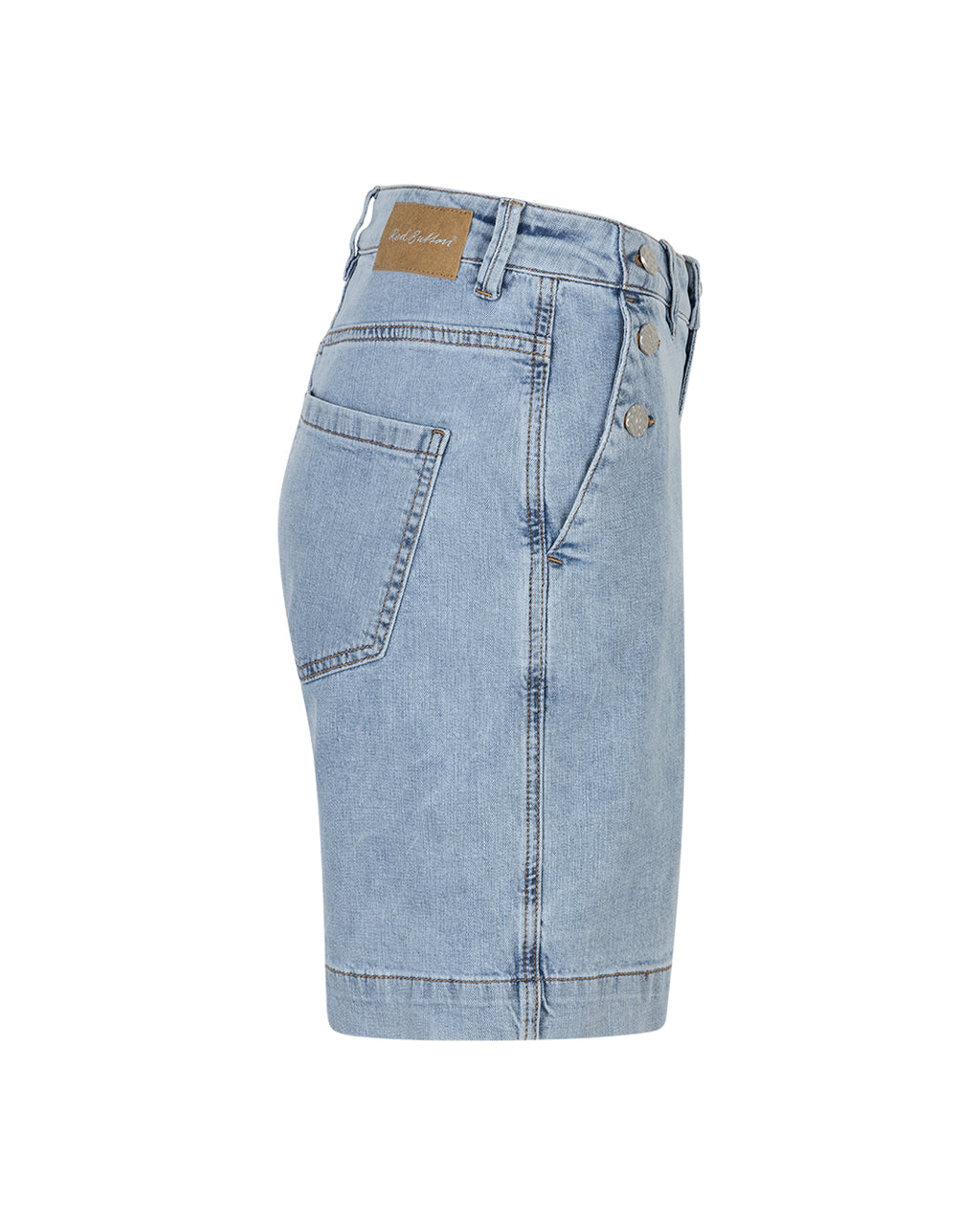 Bibette Short & Buttons Denim bleach