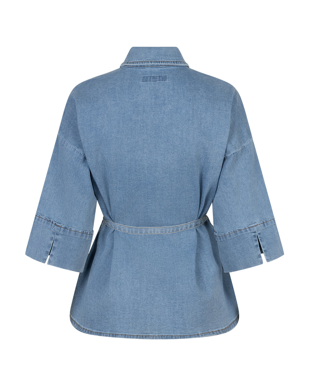 Mia Denim Long Jacket lightblue