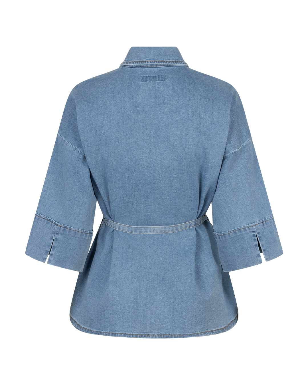 Mia Denim Long Jacket lightblue