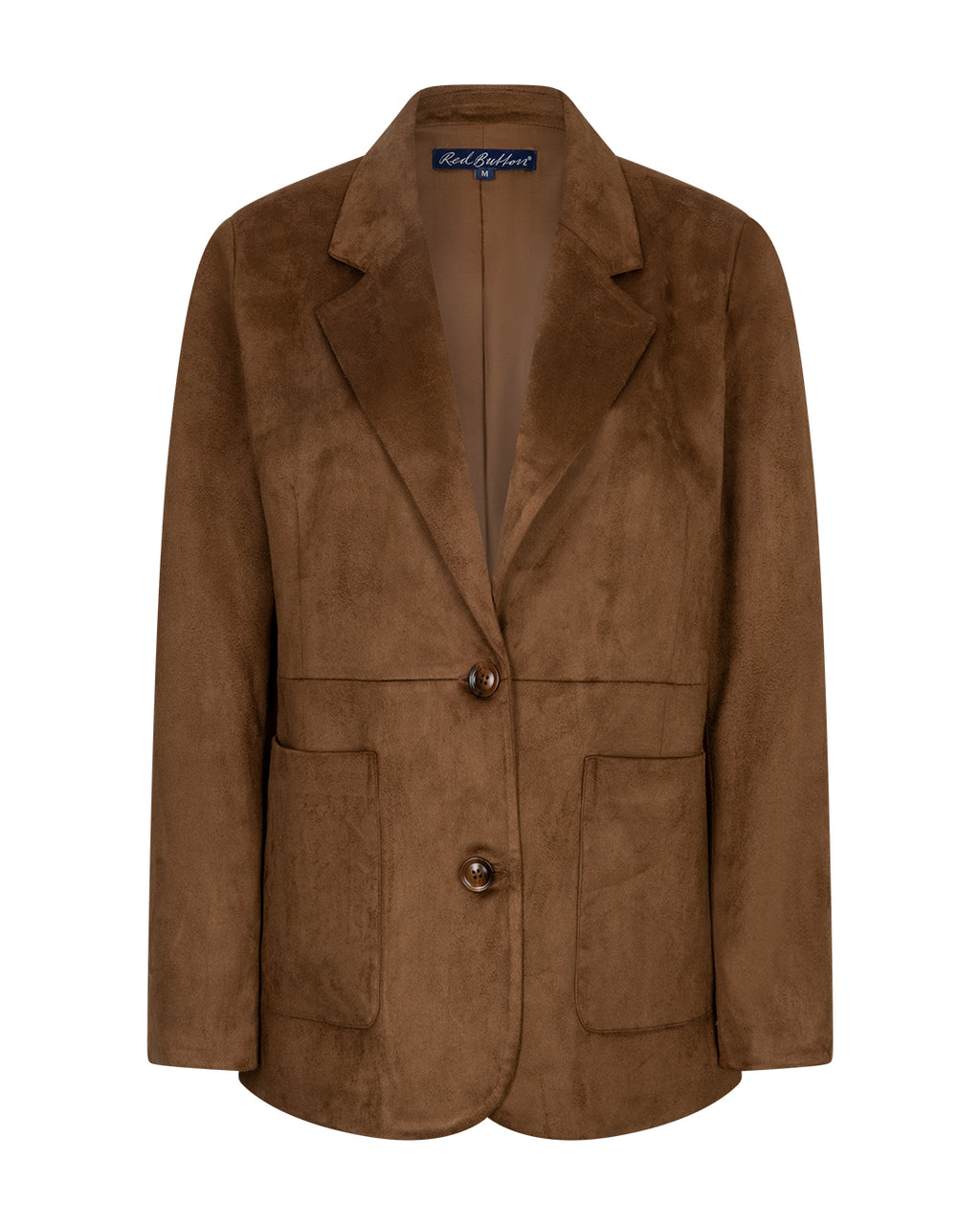 Blazer suedine praline