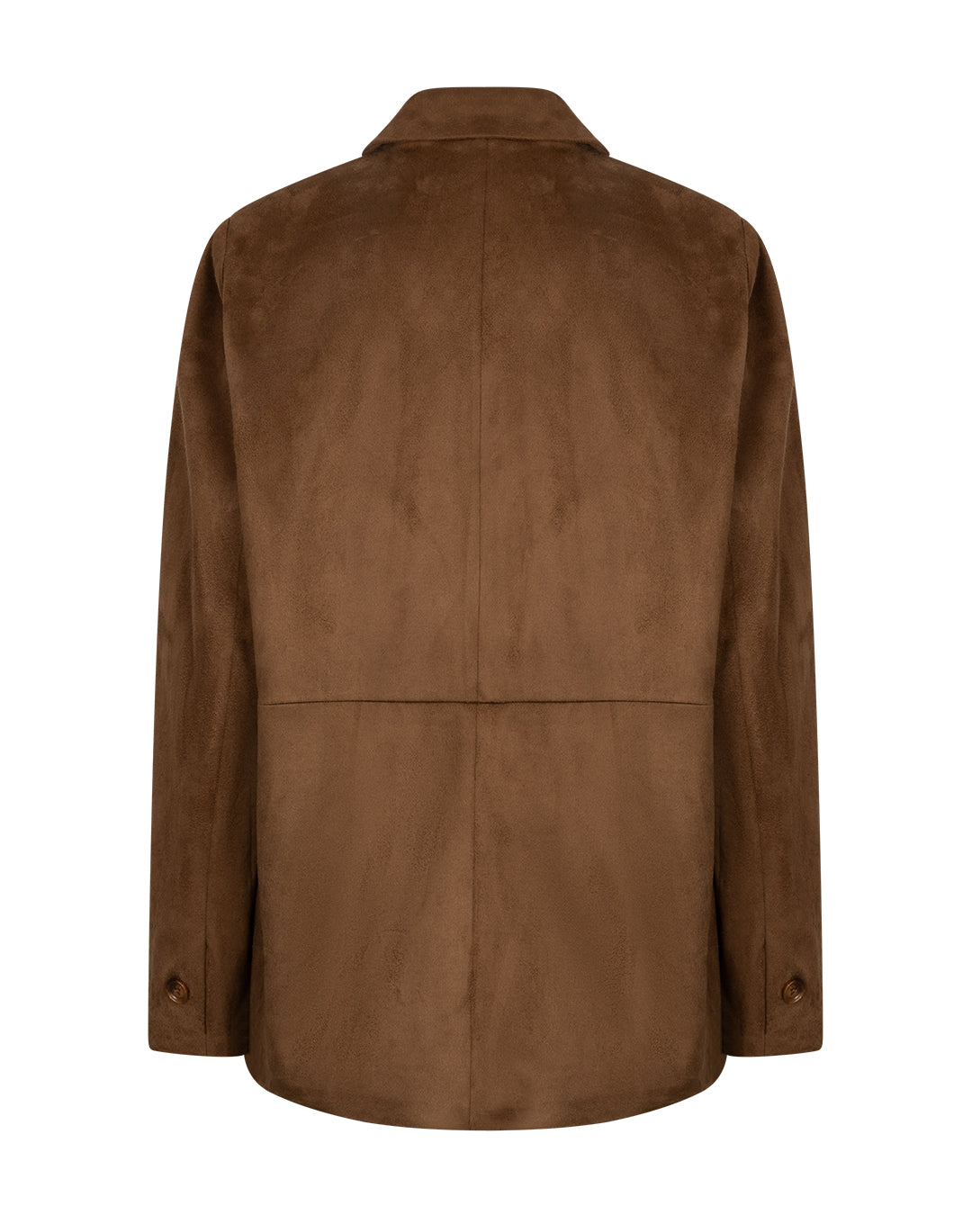 Blazer suedine praline