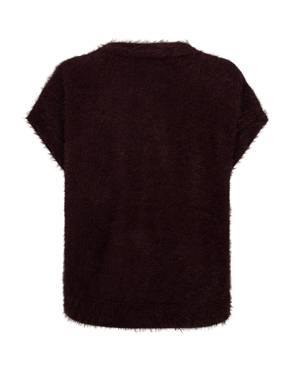 Sleeveless fuzzy