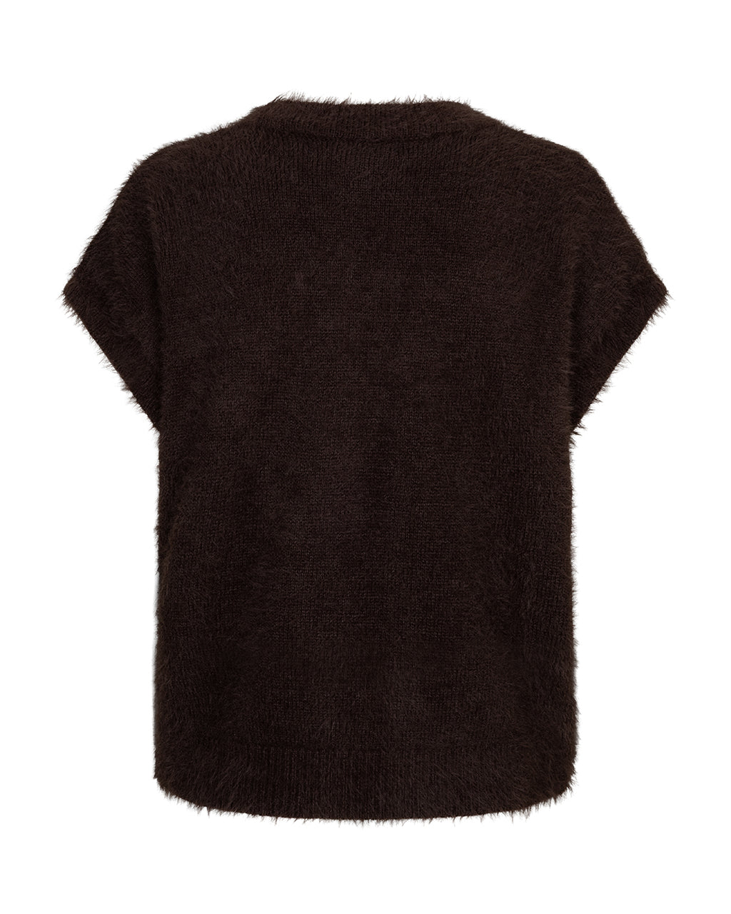 Sleeveless fuzzy