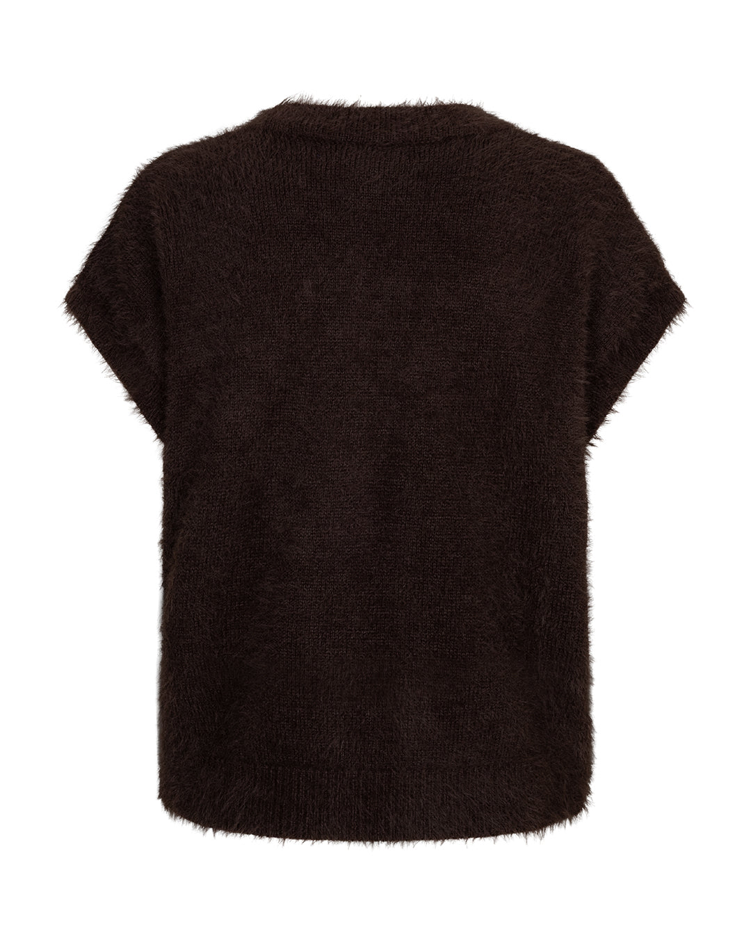 Sleeveless fuzzy
