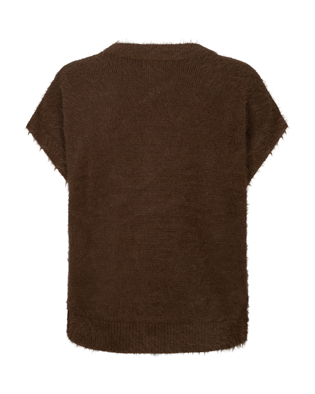 Sleeveless fuzzy