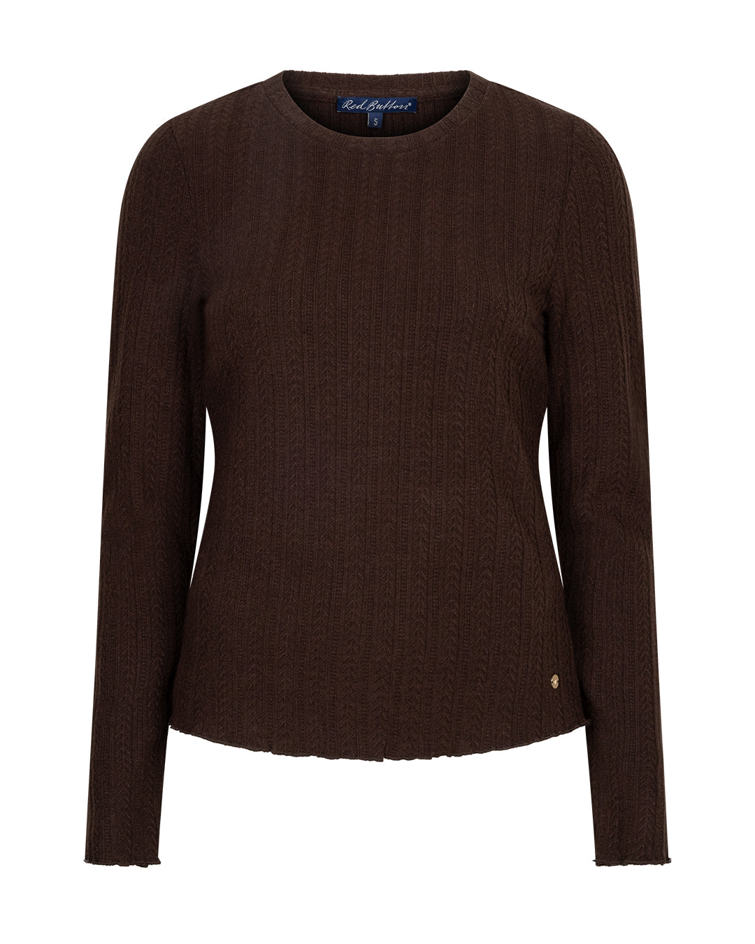 Top fine knit espresso