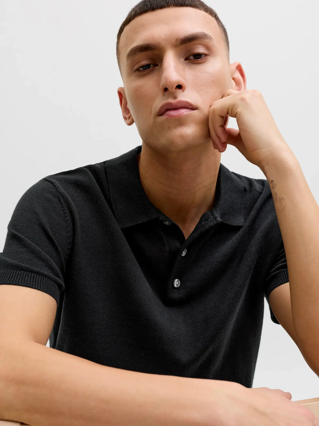 JJWILL KNIT POLO SS