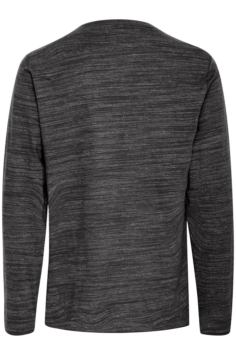 Gemêleerde longsleeve antraciet