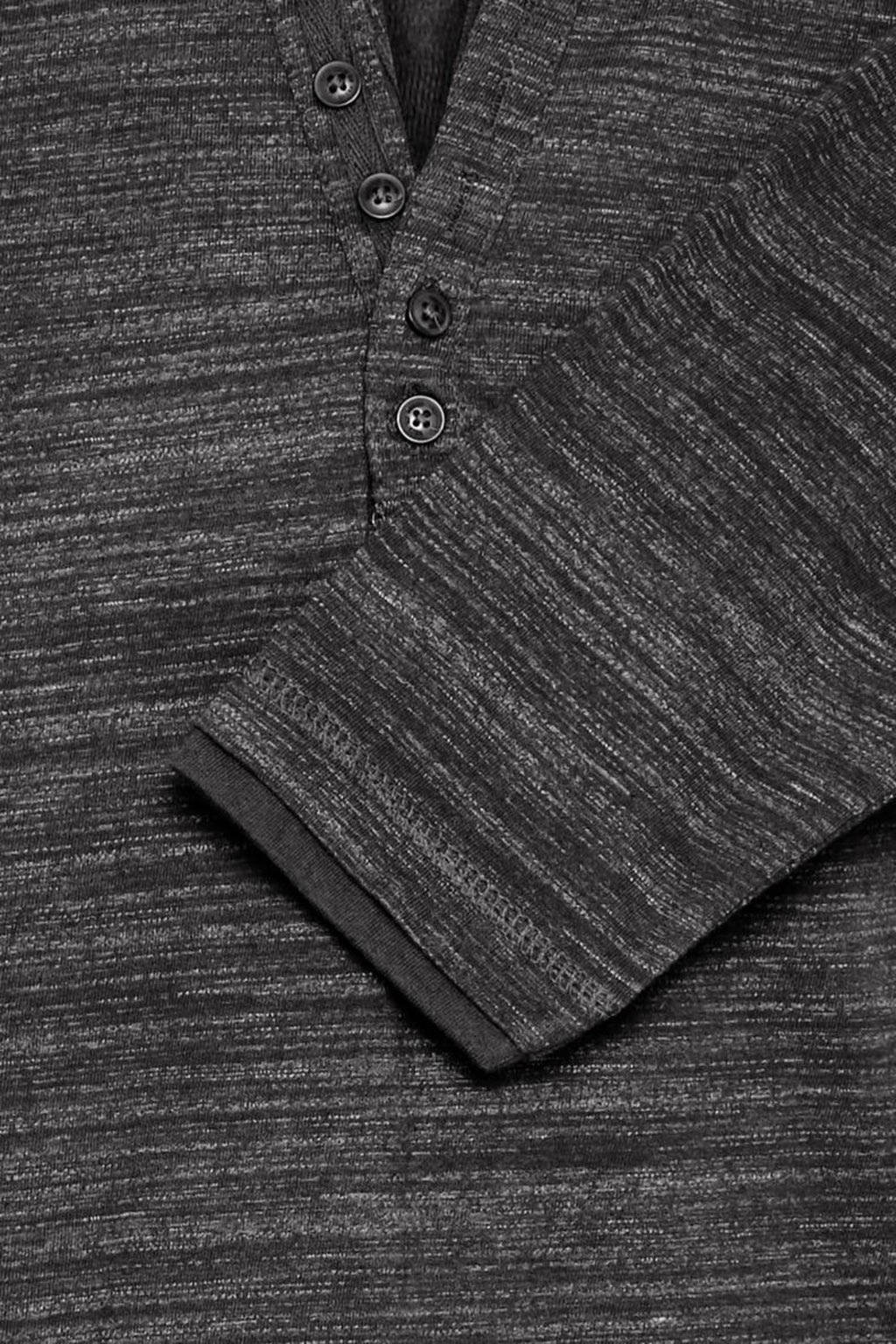 Gemêleerde longsleeve antraciet