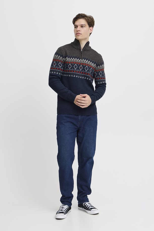 Blend Half Zip Knit