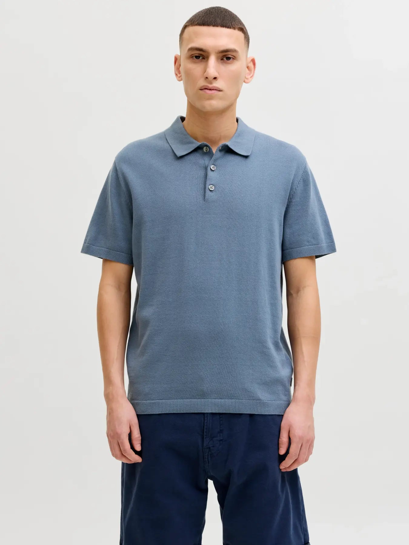 JJWILL KNIT POLO SS