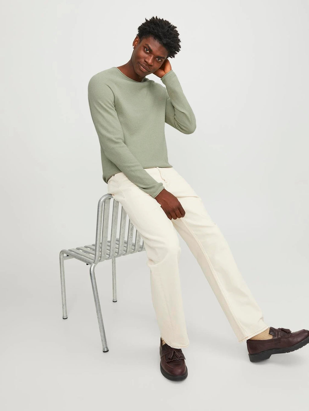 Jack & Jones jjehill knit crew neck