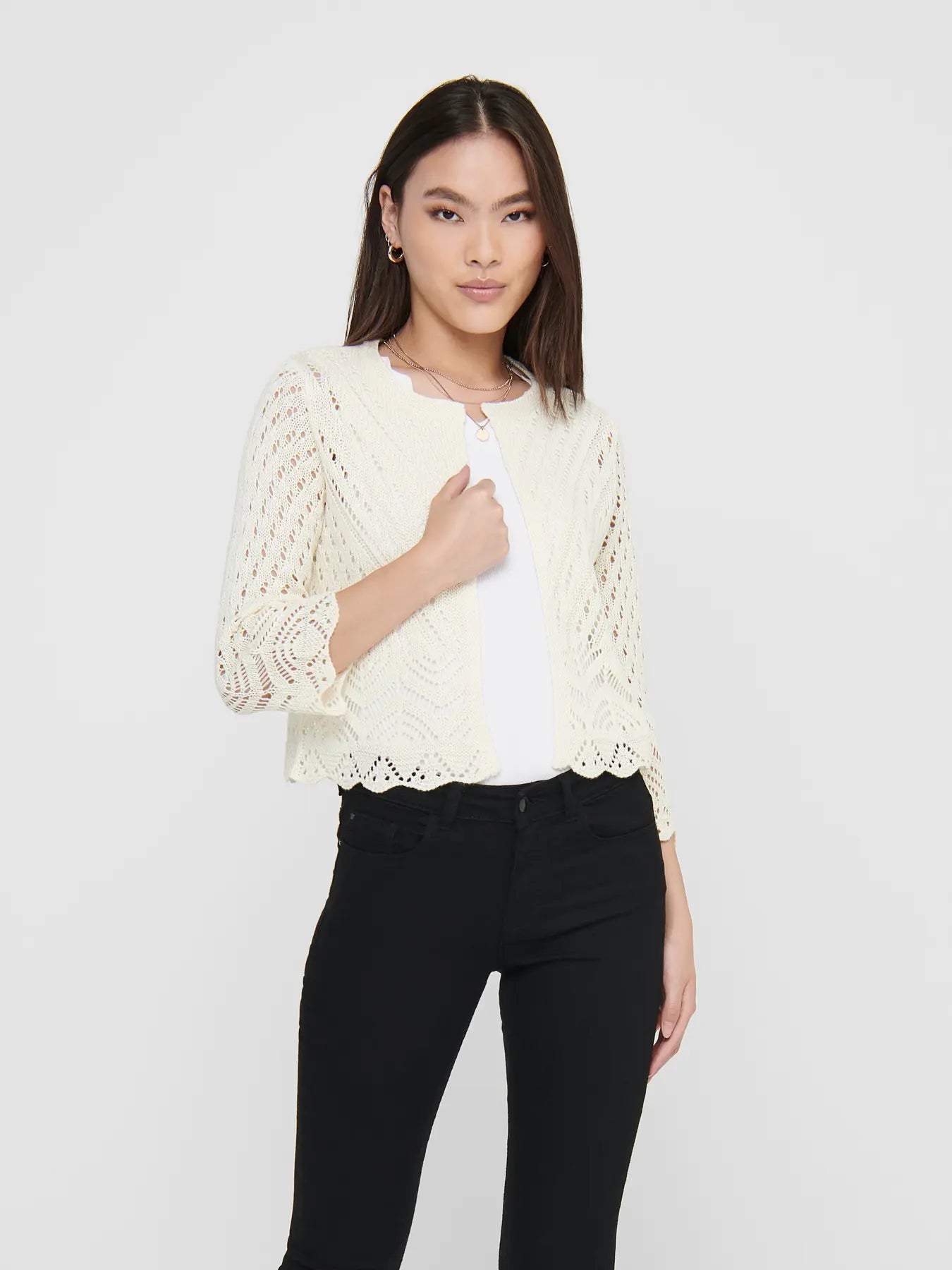 JDYSUN 3/4 CROPPED CARDIGAN