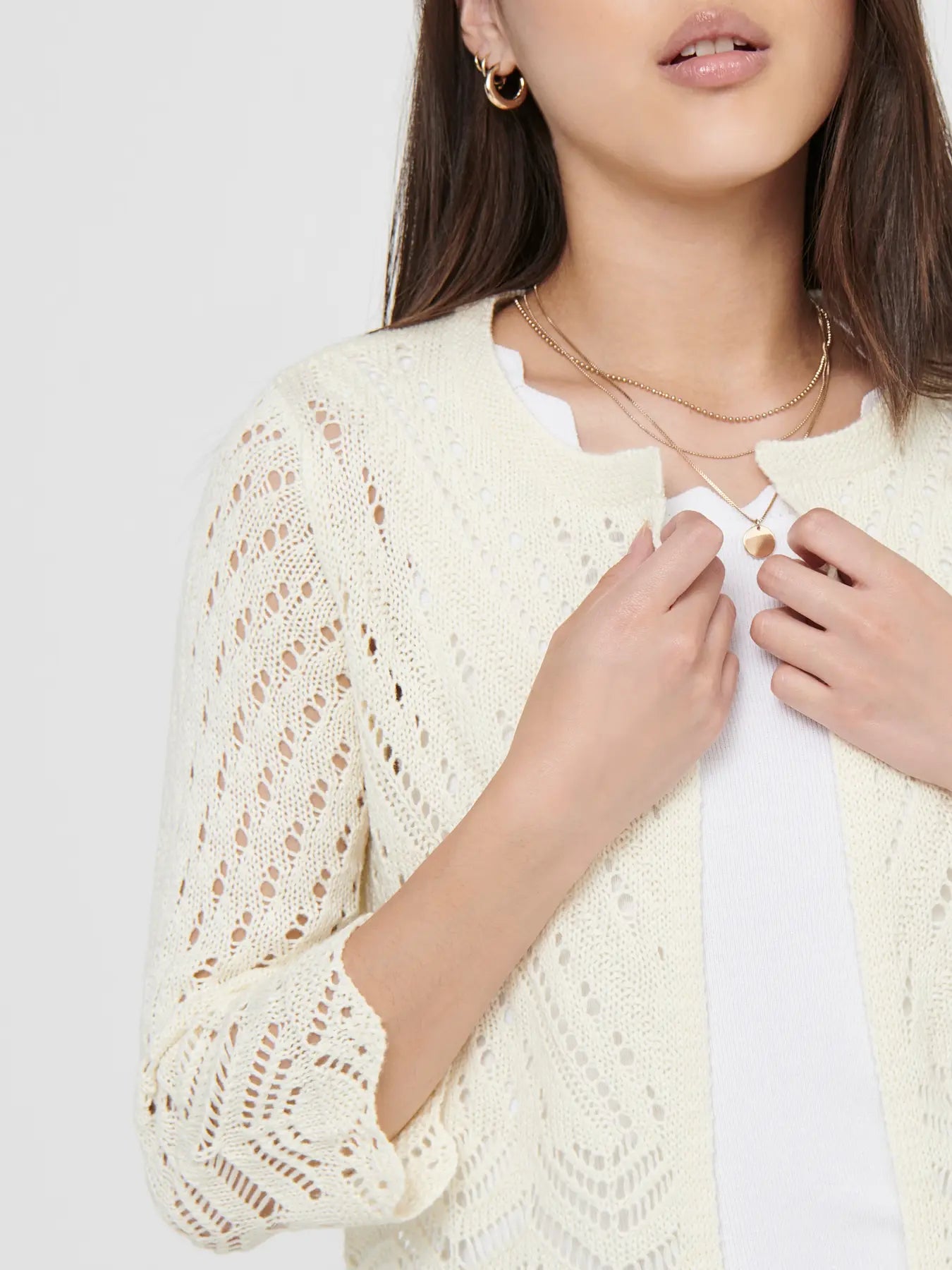 JDYSUN 3/4 CROPPED CARDIGAN
