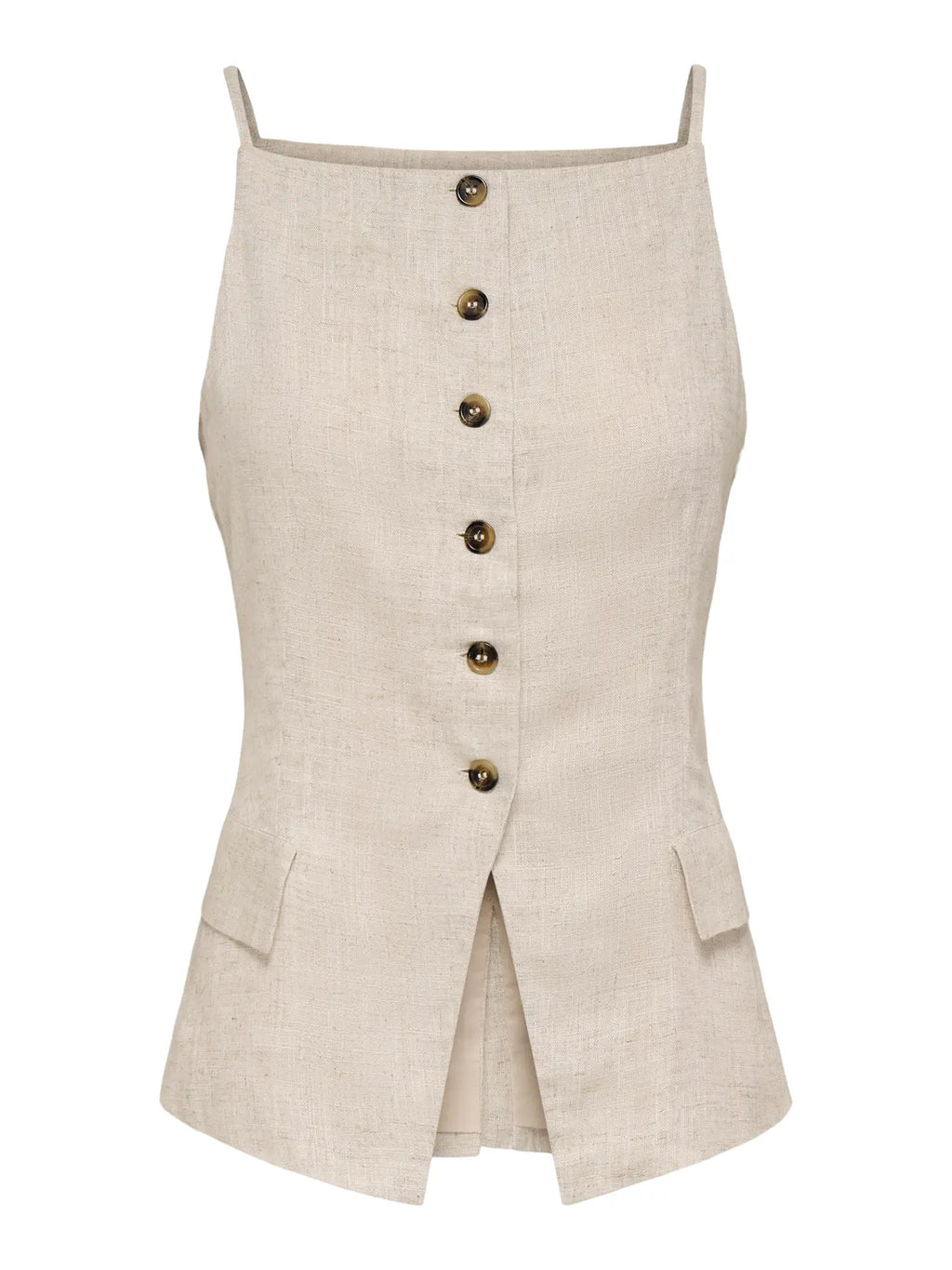 JDYMOLLY LINEN S/L WAISTCOAT