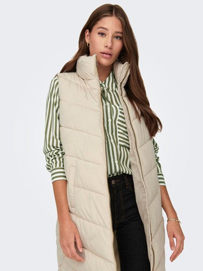 JDYFinno long padded waistcoat
