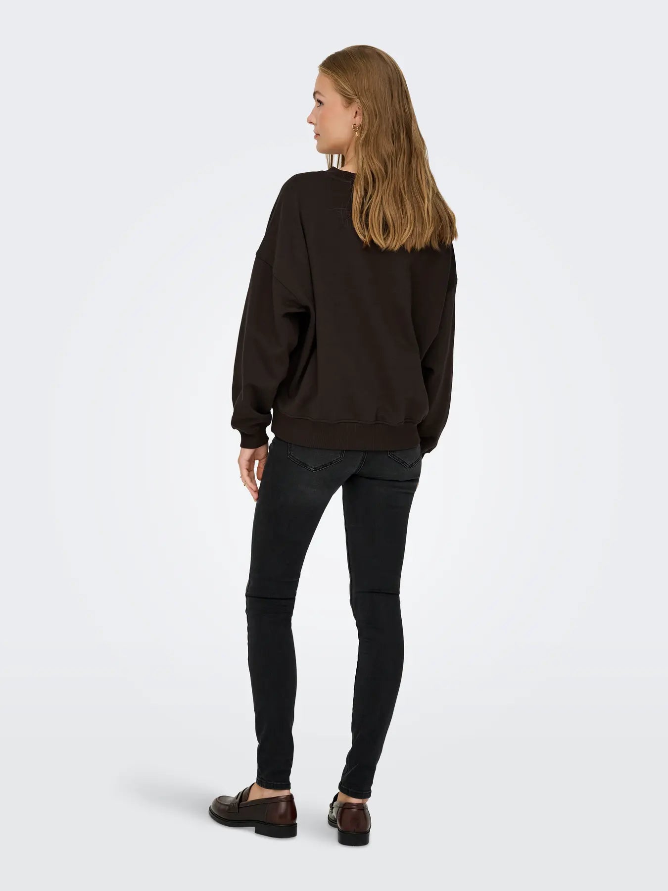 JDYMESA L/S O-NK EMB SWEAT