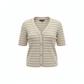Cardigan Stripe & Sequins