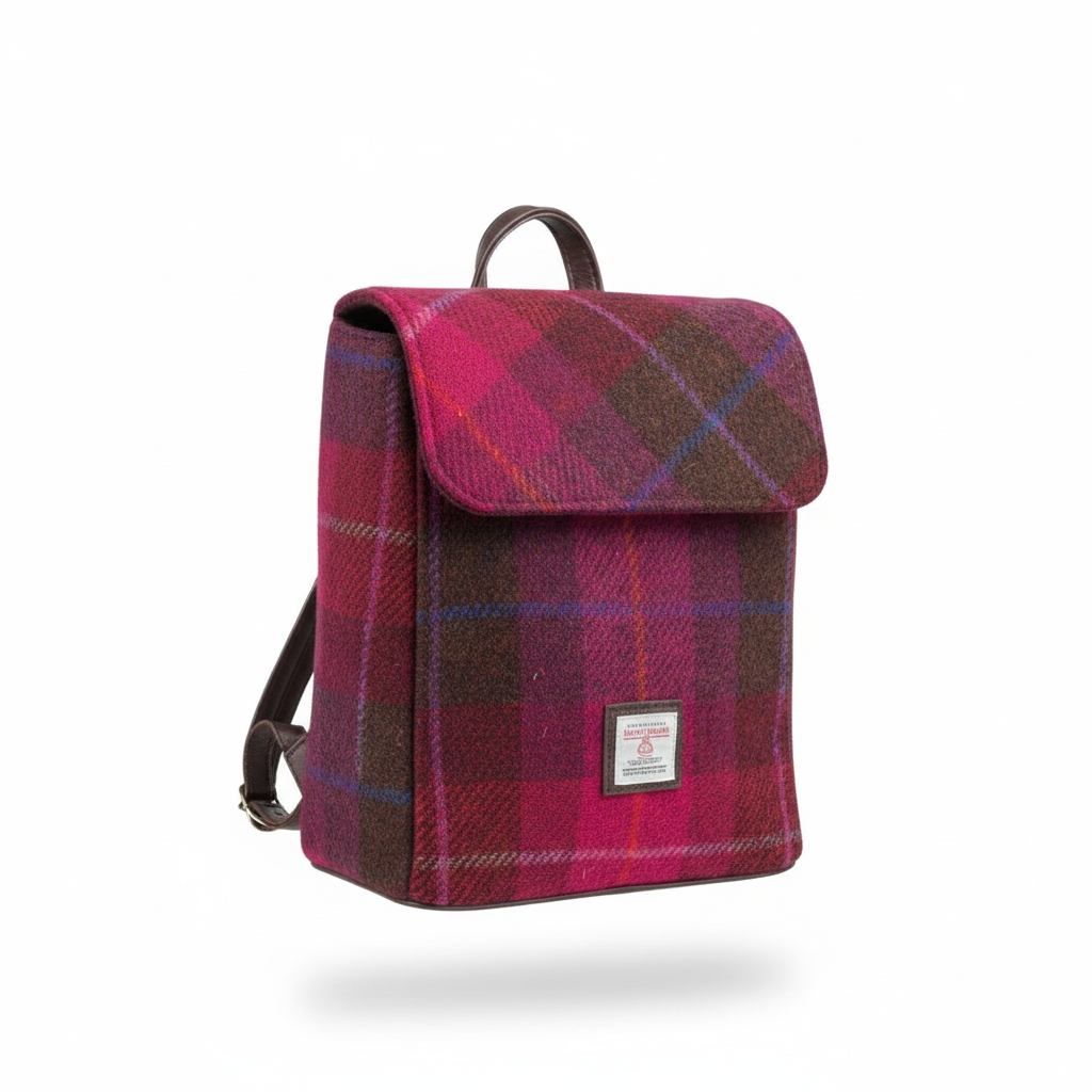 Harris Tweed 'Tummel' mini rugzak