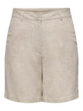 JDYMOLLY LINEN HW BERMUDA SHORTS