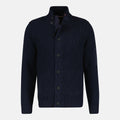Lerros Grof gebreid vest met kabelpatroon