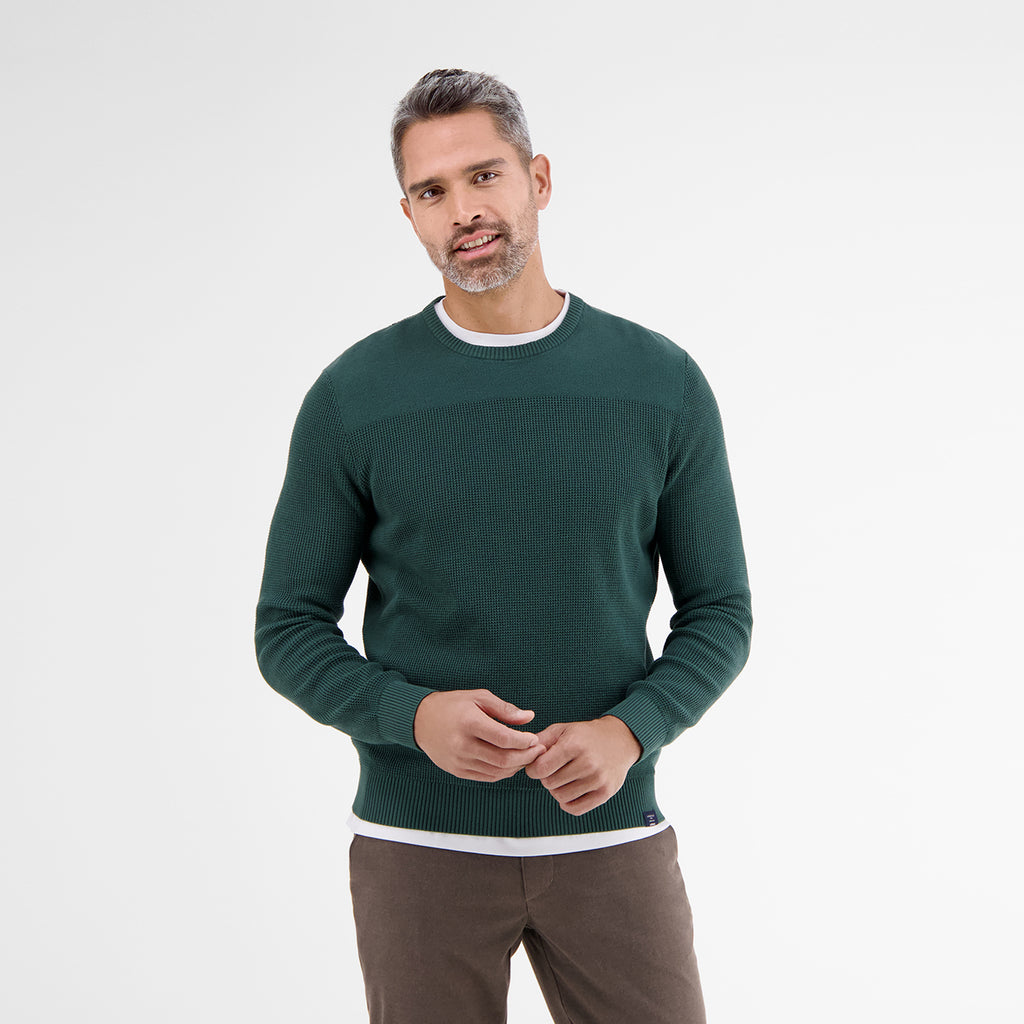 Lerros Casual Gebreide pullover met ronde hals