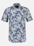 Lerros Shirt met korte mouwen en bloemen