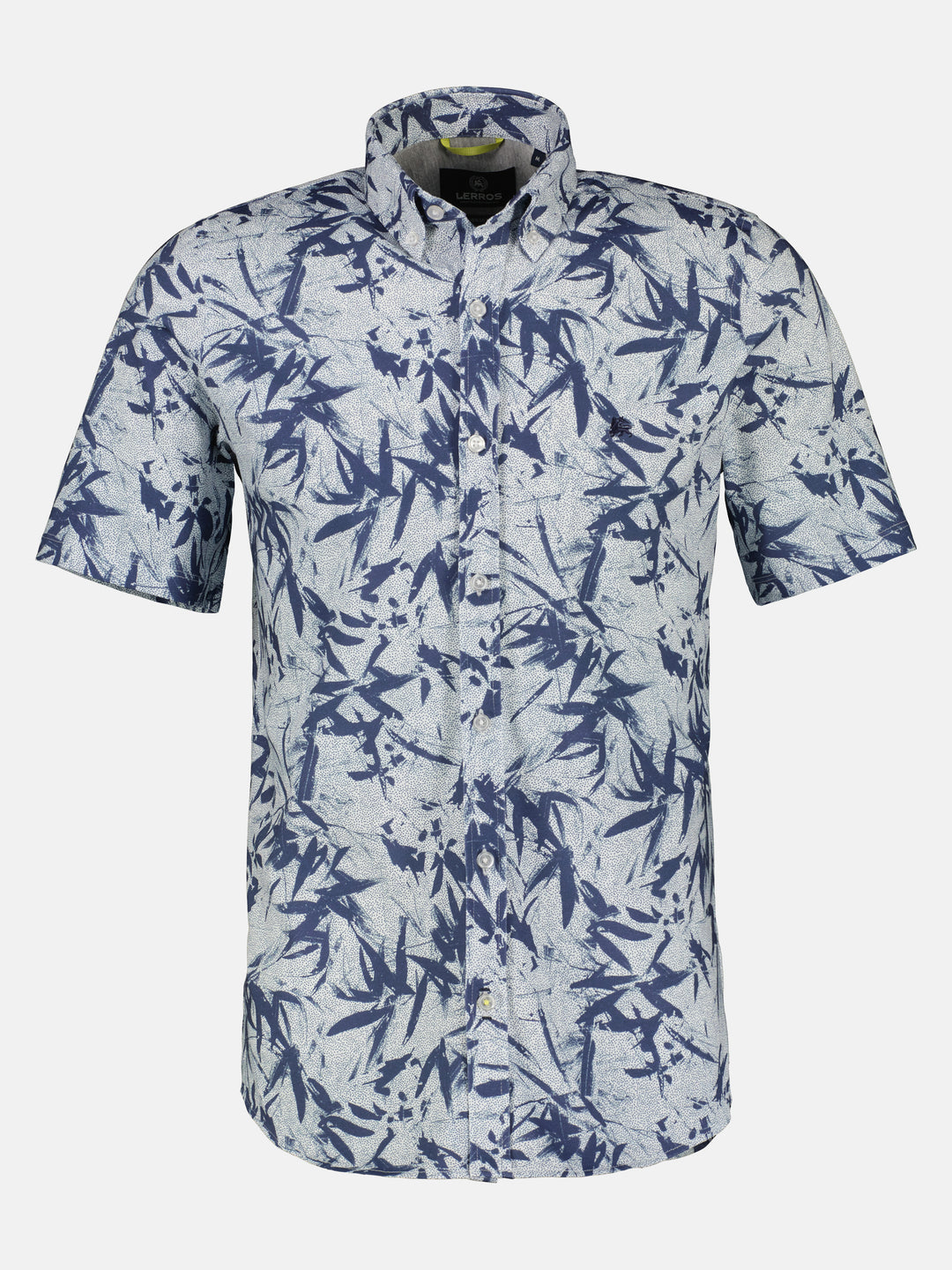 Lerros Shirt met korte mouwen en bloemen