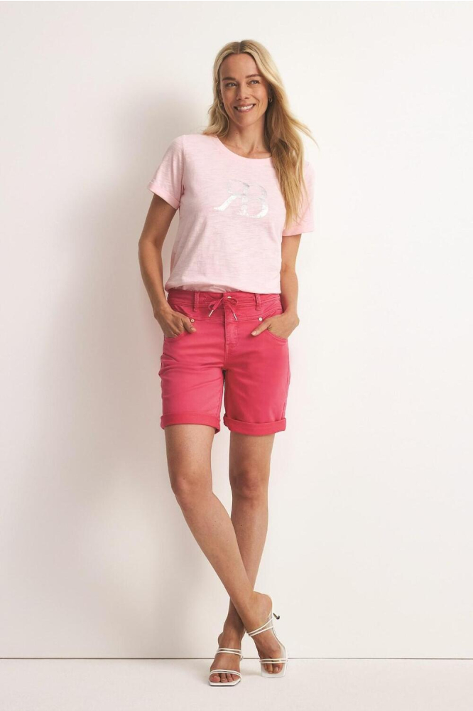 Red Button Relax short jog colour